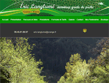 Tablet Screenshot of ericlanglume.com